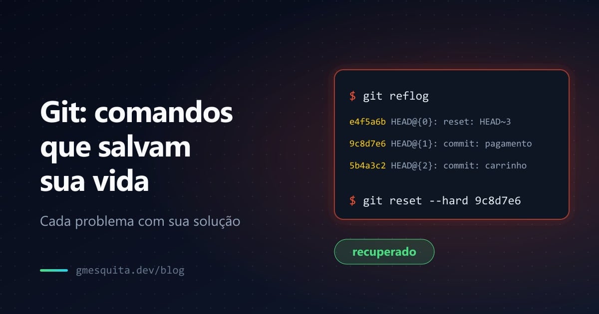 Git: comandos que salvam sua vida