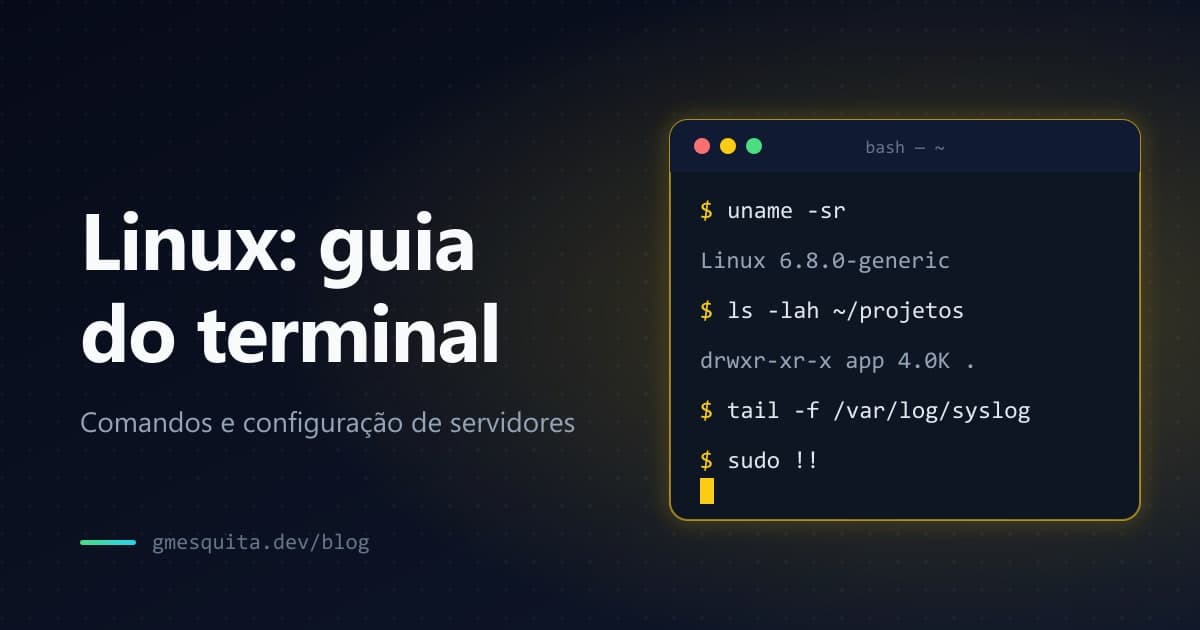 Linux: guia completo do terminal e comandos essenciais